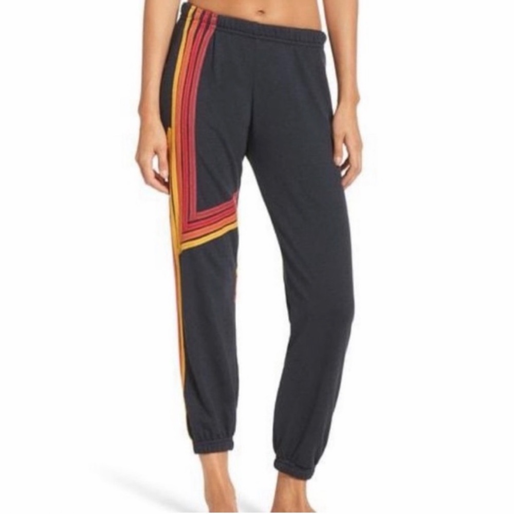 Aviator Nation Black Blaze Joggers